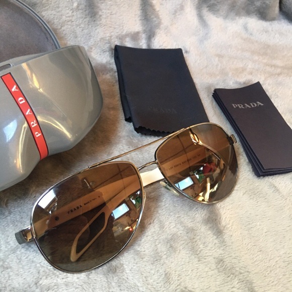 PRADA men’s aviator glasses - Picture 4 of 5